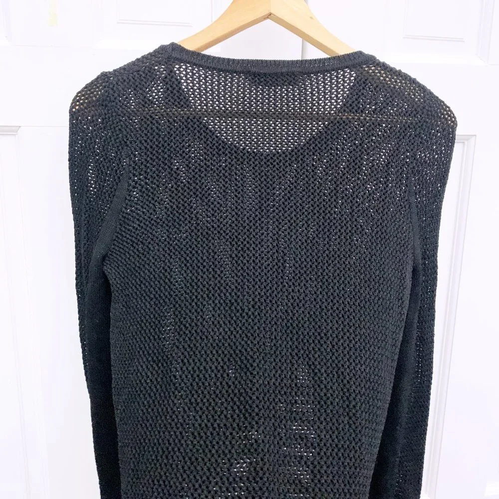 Sandro Open Knit Fringe Sweater - Picture 10 of 11